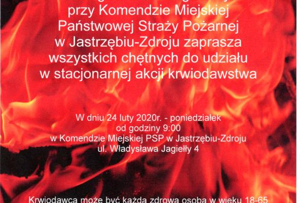 Nadchodzące akcje - plakat 24.02.2020