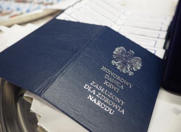 Uroczystość wręczenia odznak Honorowy Dawca Krwi-Zasłużony dla Zdrowia Narodu – 06.10.2020 r.