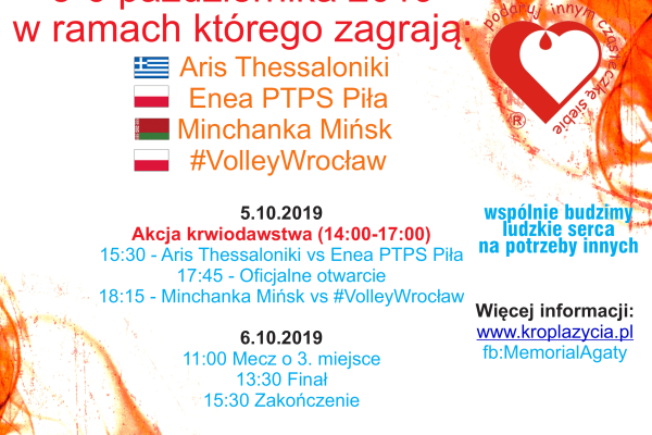 VIII Memoriał Agaty Mróz