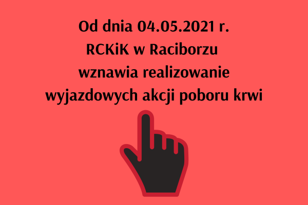 Wznowienie akcji pobierania krwi