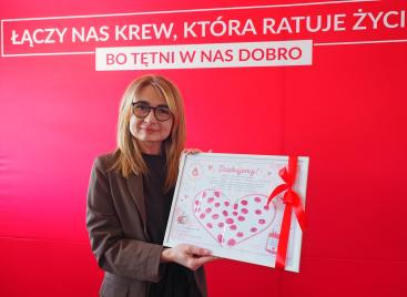 30.04.2026 - Pani Dyrektor z podziękowaniem od Przedszkola Nr 16 z Raciborza-Brzezia za spotkanie w RCKiK