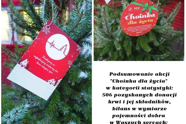 „Choinka dla życia” – akcja Lasów Państwowych i Narodowego Centrum Krwi