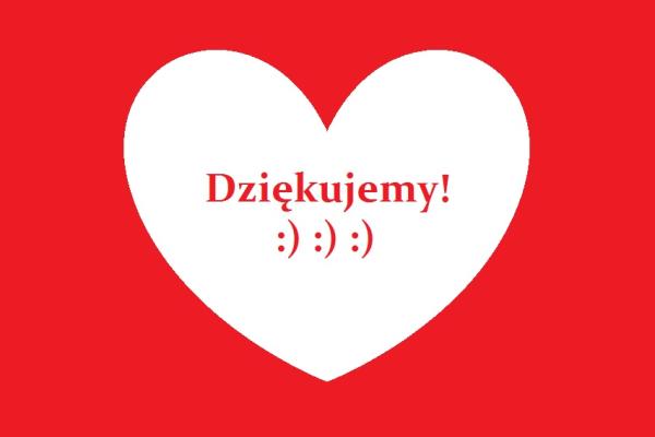 Podzękowania - Słoneczna Akcja Honorowego Krwiodawstwa