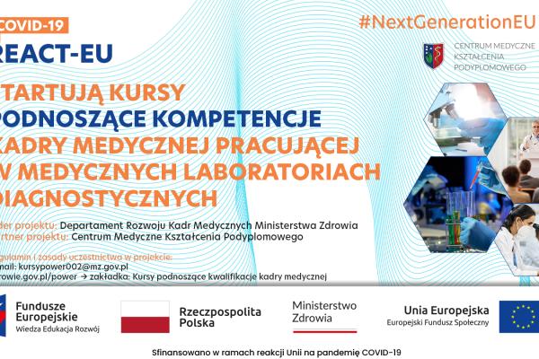 Bezpłatne kursy dla osób zatrudnionych w medycznych laboratoriach diagnostycznych